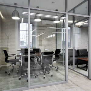 Противопожарная дверь для переговорных комнат / серия FRM33394