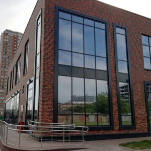 Витражное огнестойкое окно / серия FRM958